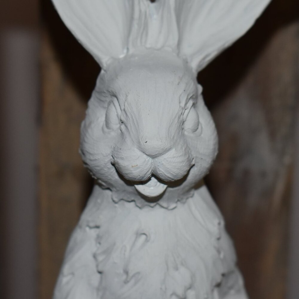Cute Big Ears Bunny Rabbit Spring Cottage Farmhouse Home Decor - Picture 7 of 12